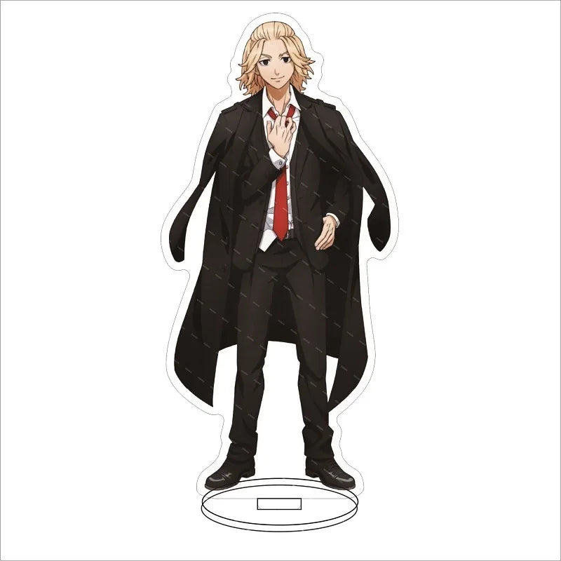 16CM Anime Figure ‌Tokyo Revengers Hanagaki Takemichi Matsuno Chifuyu Mikey‌ Basho Keisuke Cos Acrylic Stand Ornaments Gifts