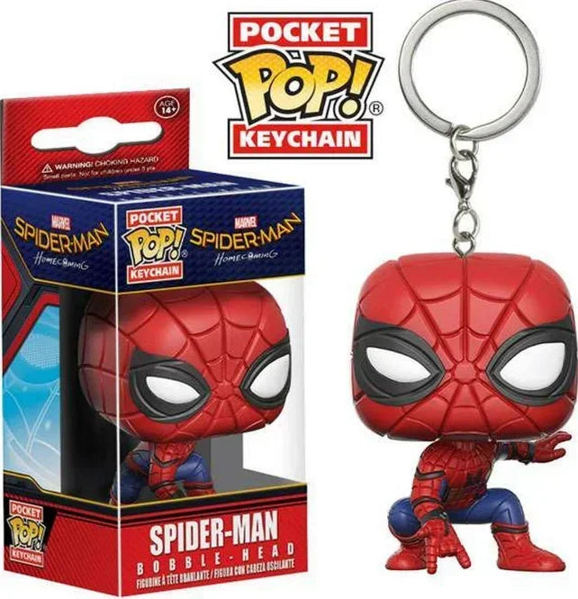 2026 Funko POP Keychains Dragons Ball Star Keychain wars Spiderman Attack on Levi Toy STITCH Rick Kurama Todoroki Figure Toys