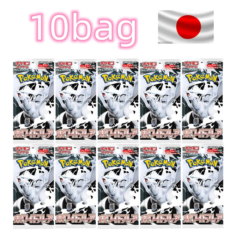 140pcs/box PokémonCard Ptcg Japanese Version Sv11f Flare Black Bolt Collector Gift Box Simplified Chinese 20 Pack Cards