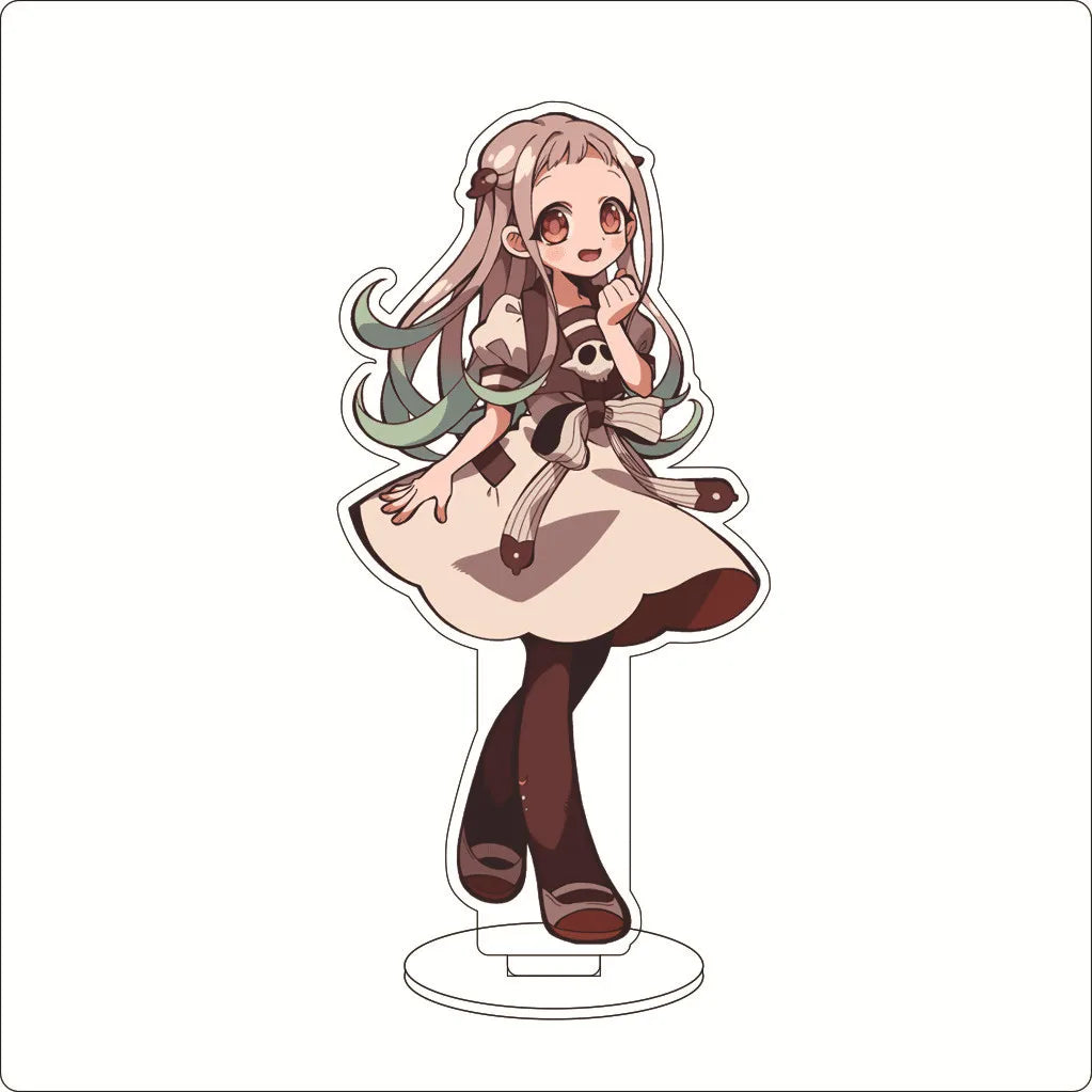 16CM Anime Toilet bound Hanako kun‌ Minamoto Kou Akane Aoi Nanamine Sakura Cos Acrylic Figure Stand Ornaments Chirstmas Gifts