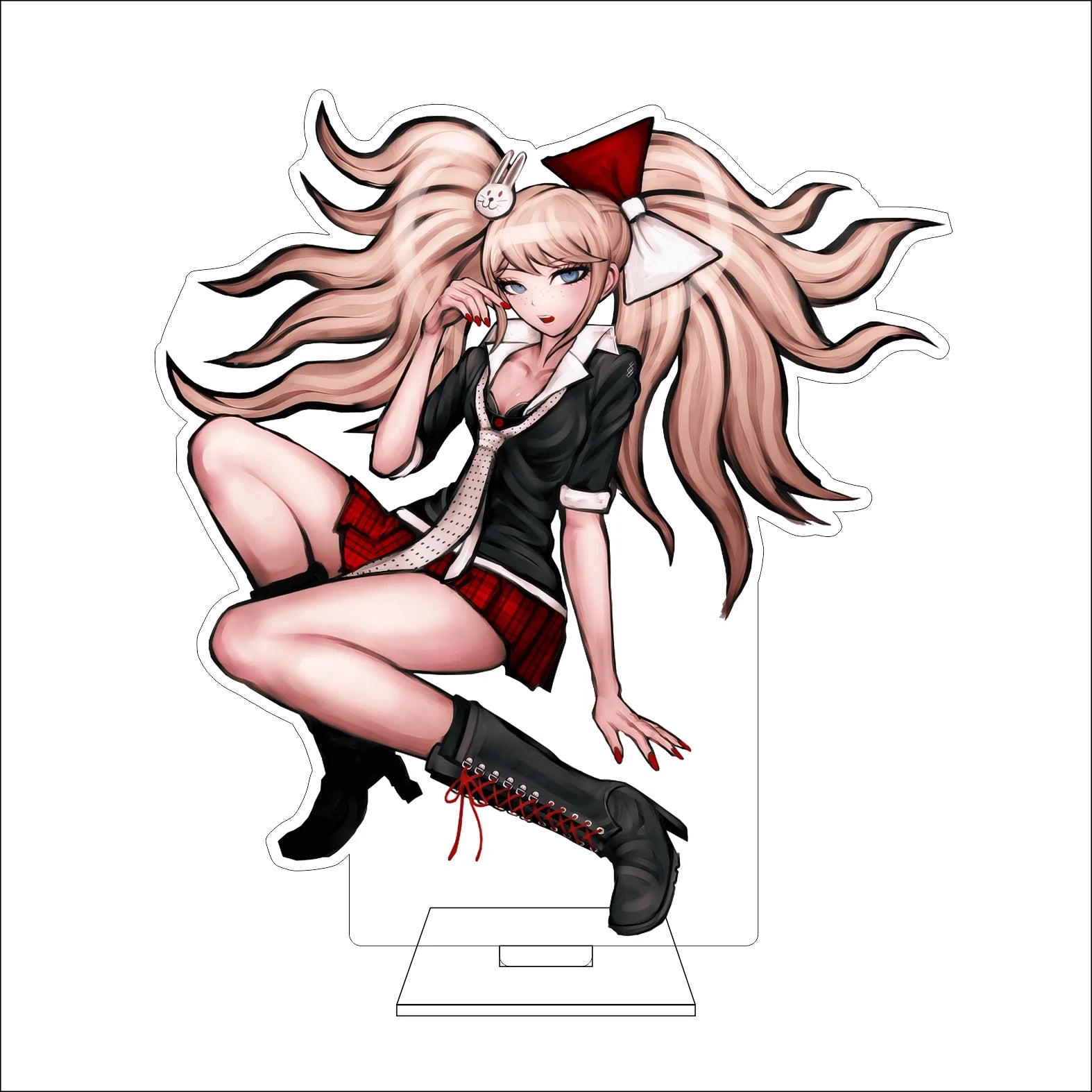 16CM Anime Danganronpa Cosplay Acrylic Figure Stand Plate Toko Fukawa Mondo Owada Maizono Sayaka Kirigiri Kyoko Ornaments Gifts