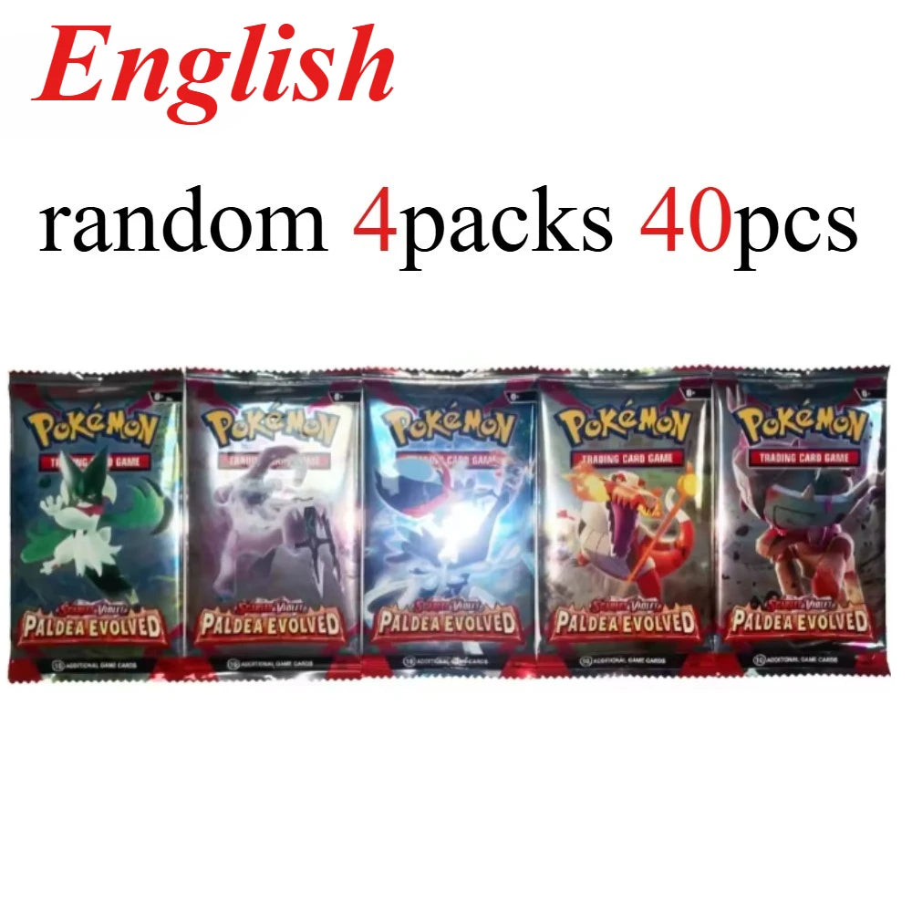 40 Pcs Pokemon Card Prismatic 151 Evolutions English Booster Battle Pokemon Card Game Carte Trading Collection Cards Gift