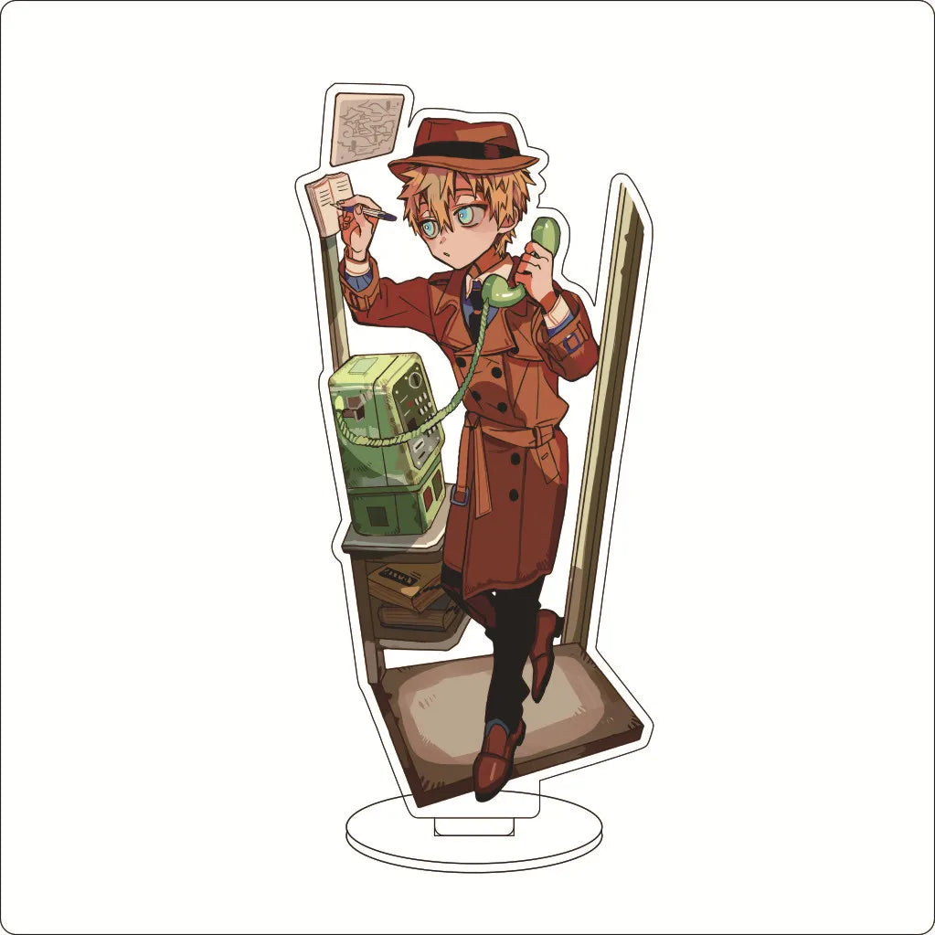 16CM Anime Toilet bound Hanako kun‌ Minamoto Kou Akane Aoi Nanamine Sakura Cos Acrylic Figure Stand Ornaments Chirstmas Gifts