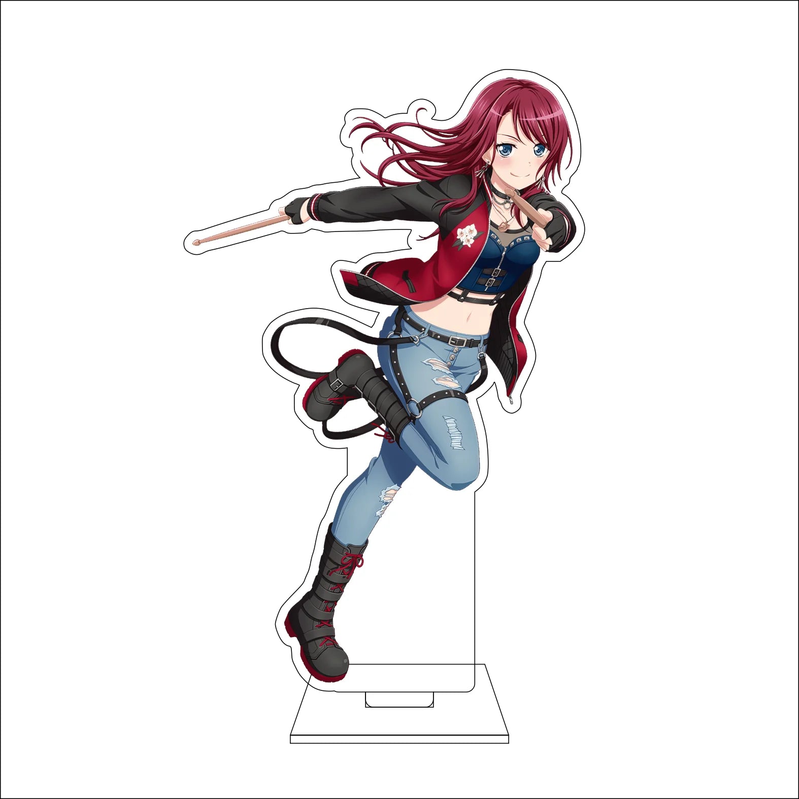 16CM Anime BanG Dream! Cosplay Acrylic Figure Stand Plate Ran Mitake Moca Aoba Himari Uehara Tomoe Udagawa Ornaments Gifts
