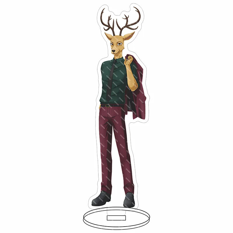 16CM Anime Figure BEASTARS‌‌ Legoshi Hal Louis Juno Jack Gohin Cos Acrylic Stand Ornaments Cute Chrismas Gifts