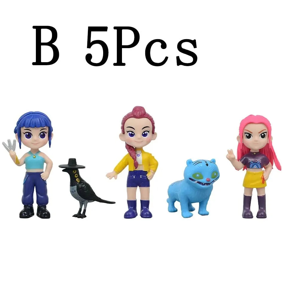 2027 Anime Kpop Devil Hunter Blind Box Disassembly Fun Blind Bag Small statue Peripheral model Desktop Blind box decoration gift