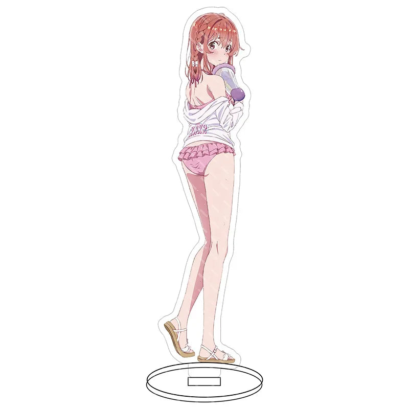 16CM Anime Figure Rent A Girlfriend‌ Ichinose Chizuru Sarashina Ruka Sakurasawa Sumi Nanami Mami Cos Acrylic Stand Ornament Gift