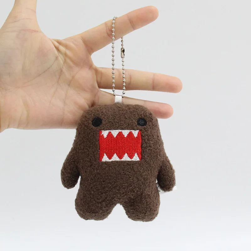 Kawaii Cute Domo Kun Plush Keychain Ball Chain Cartoon Anime Kawaii Cute Bag Keychains Small Xmas Gift
