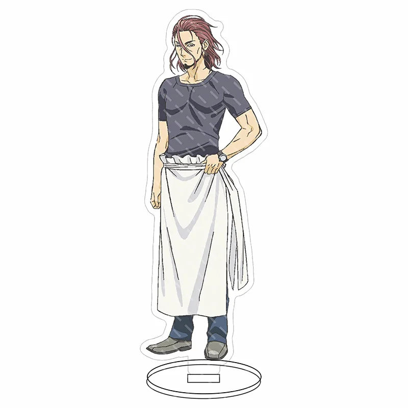 16CM Anime Figure Food Wars! Shokugeki no Soma Yukihira Soma Nakiri Erina Tadokoro Megumi Cos Acrylic Stand Ornaments Gifts