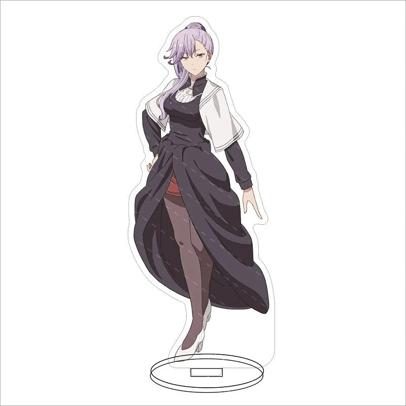 16CM Anime Figure The Misfit of Demon King Academy Misha Necron Sasha Necron Misha Ilioroggo Cos Acrylic Stand Ornaments Gifts