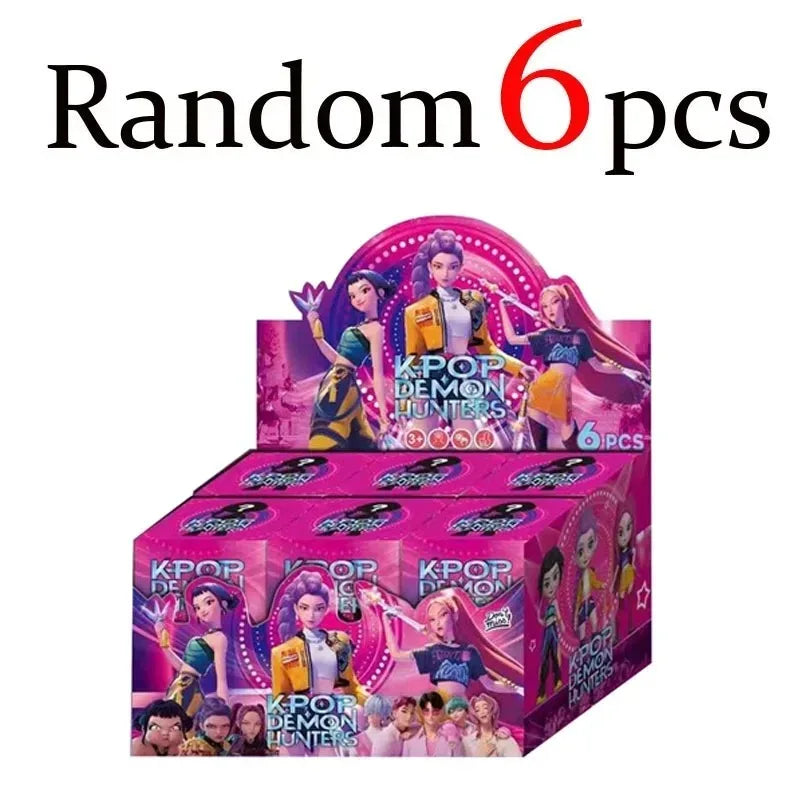 2027 Anime Kpop Devil Hunter Blind Box Disassembly Fun Blind Bag Small statue Peripheral model Desktop Blind box decoration gift
