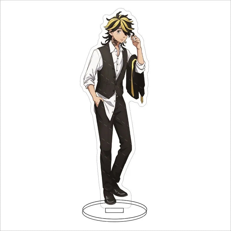 16CM Anime Figure ‌Tokyo Revengers Hanagaki Takemichi Matsuno Chifuyu Mikey‌ Basho Keisuke Cos Acrylic Stand Ornaments Gifts