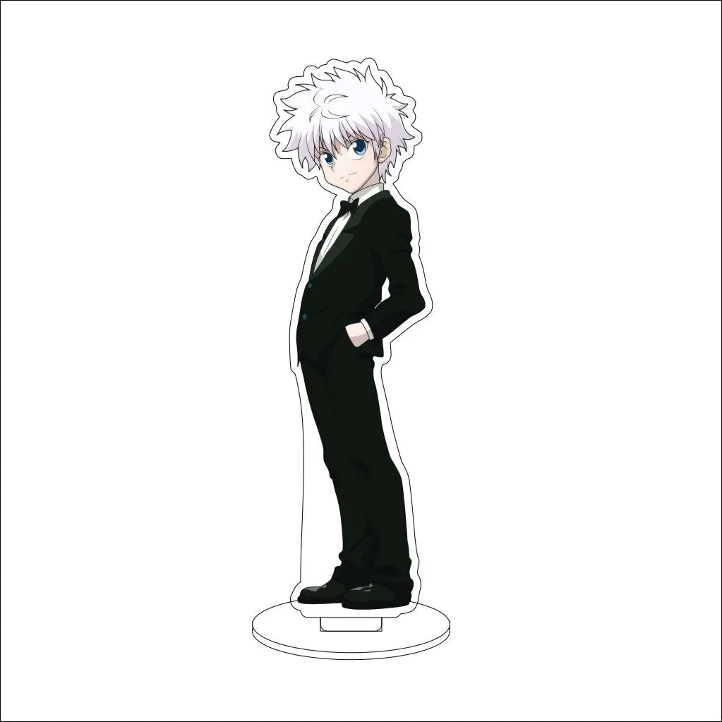 16CM Anime HUNTER x HUNTER Kite Kurapika Gon Freecss Killua Zoldyck Hisoka Cos Acrylic Figure Stand Ornaments Exquisite Gifts