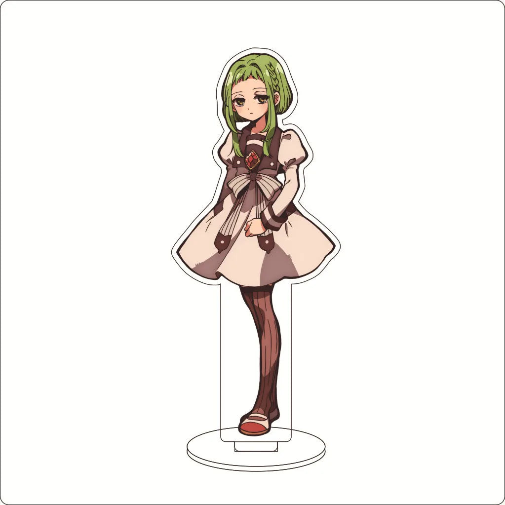 16CM Anime Toilet bound Hanako kun‌ Minamoto Kou Akane Aoi Nanamine Sakura Cos Acrylic Figure Stand Ornaments Chirstmas Gifts