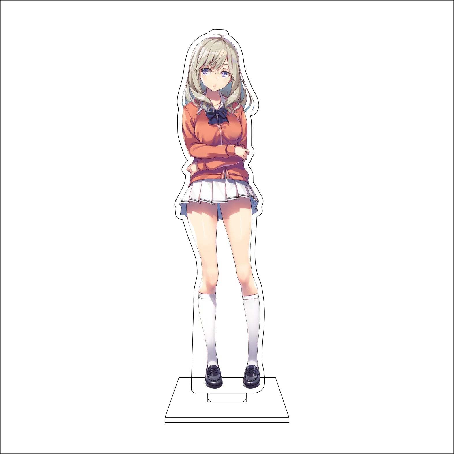 16CM Anime Classroom of the Elite Cosplay Acrylic Figure Stand Plate Ibuki Mio Karuizawa Kei Horikita Suzune Ornaments Gifts