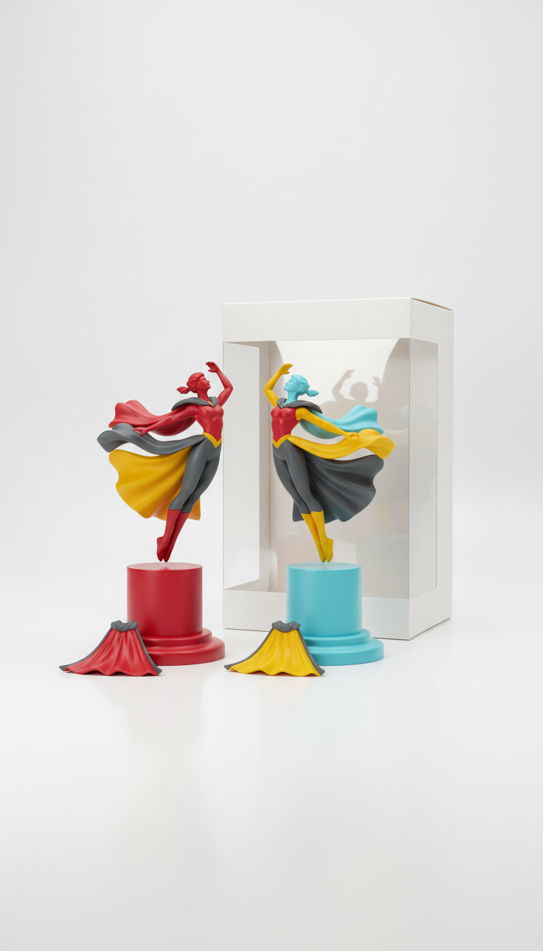 Sky Surge Twins resin figure duo pack