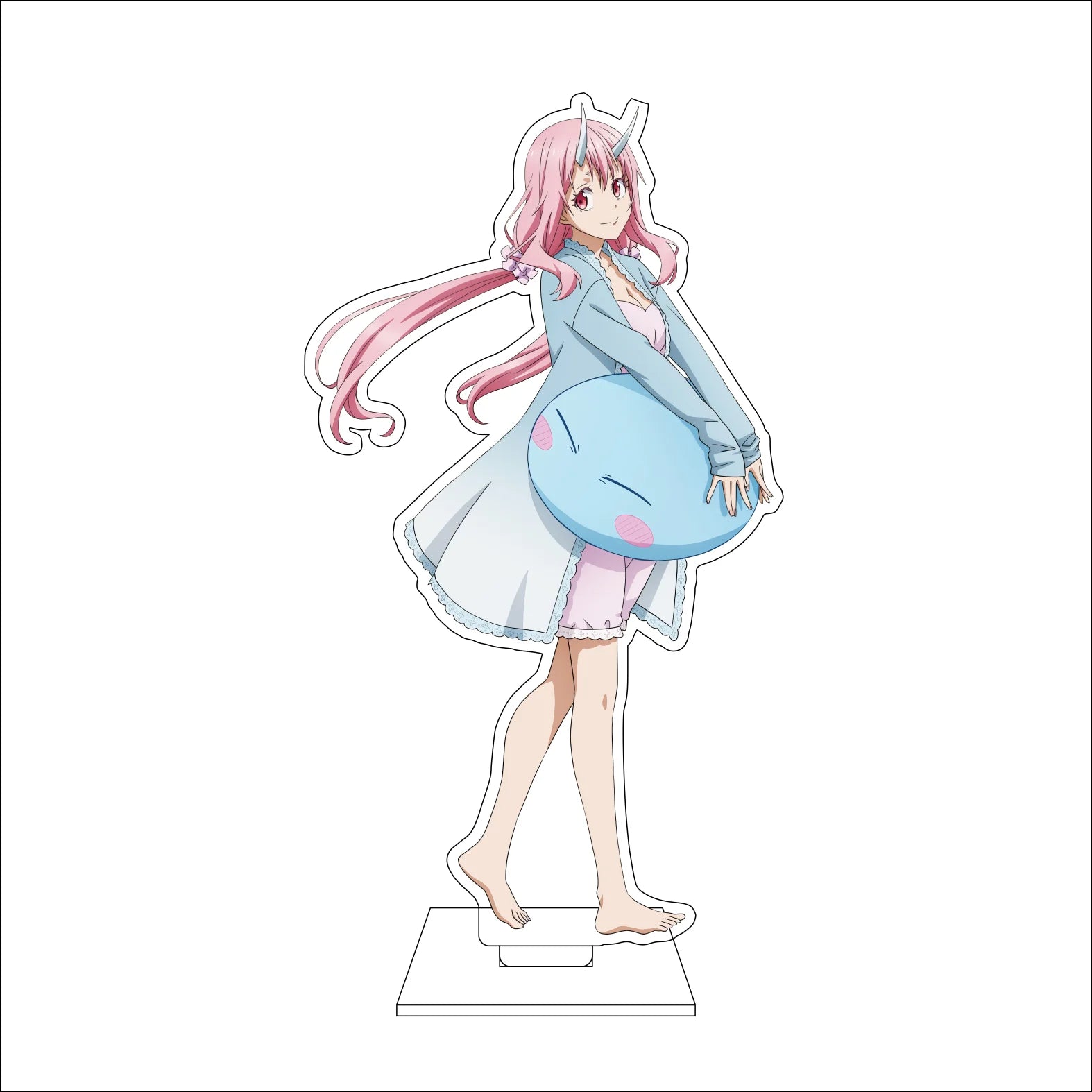 16CM Anime Rimuru Tempest Diablo shuna Shizue Izawa Cosplay Acrylic Figure Stand Plate Ornaments Gifts