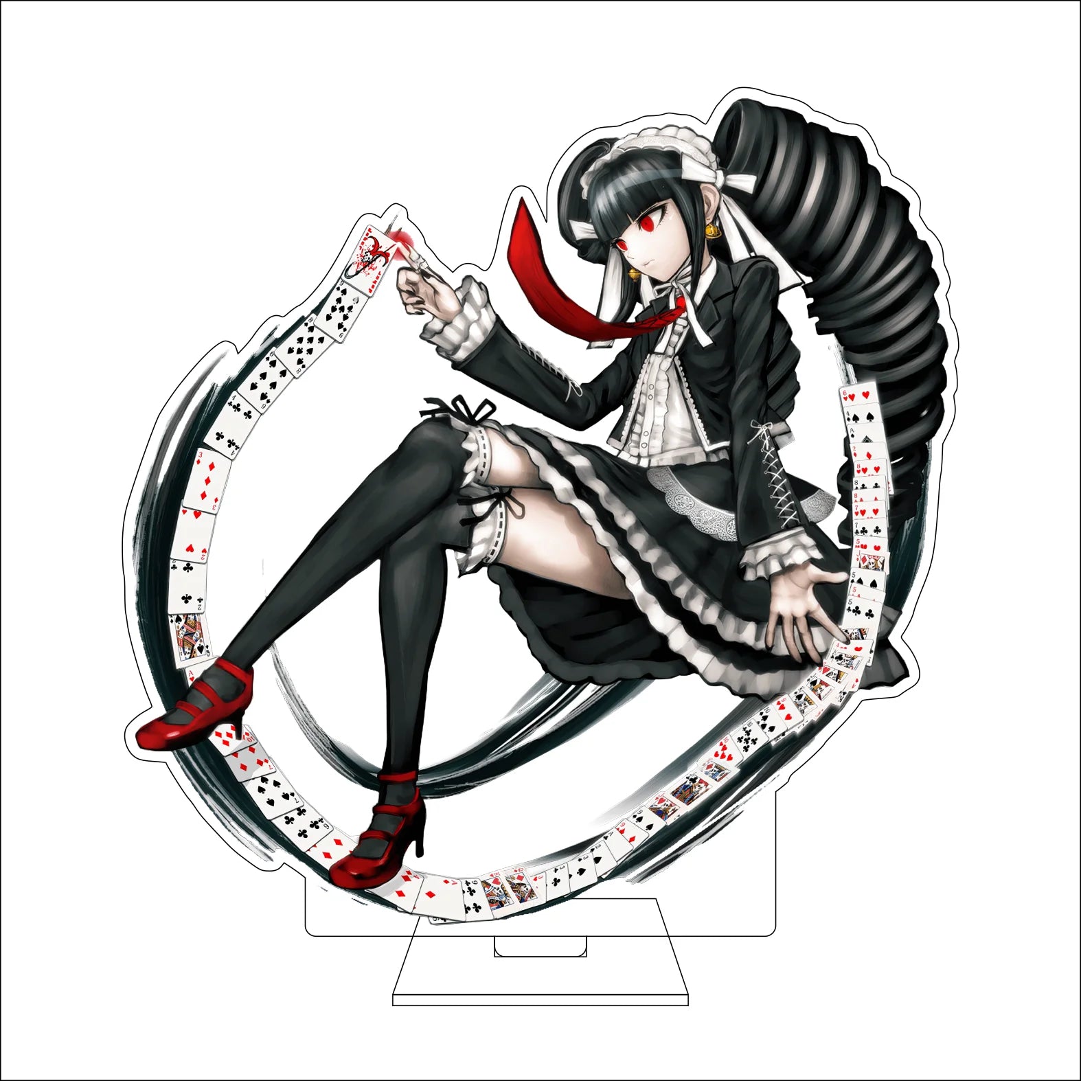 16CM Anime Danganronpa Cosplay Acrylic Figure Stand Plate Naegi Makoto Maizono Sayaka Genocider Syo Ornaments Gifts