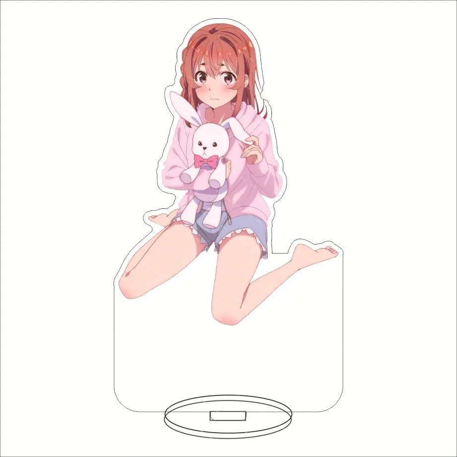 16CM Anime Figure Rent A Girlfriend‌ Ichinose Chizuru Sarashina Ruka Sakurasawa Sumi Nanami Mami Cos Acrylic Stand Ornament Gift