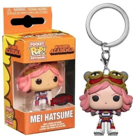 Funko Pop Keychain Toy My Hero Academia Deku Kyoka Jiro Neito Monoma Izuku Midoriya Shoto Todoroki All Might Bakugo PVC Toys