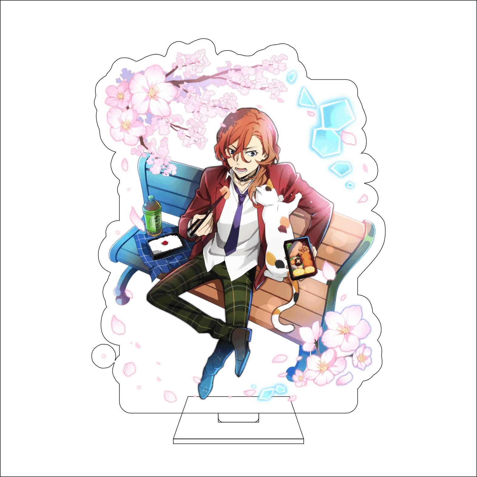 16CM Anime Bungo Stray Dogs Cosplay Acrylic Figure Stand Plate Ryunosuke Akutagawa Nakahara Chuuya Ornaments Gifts