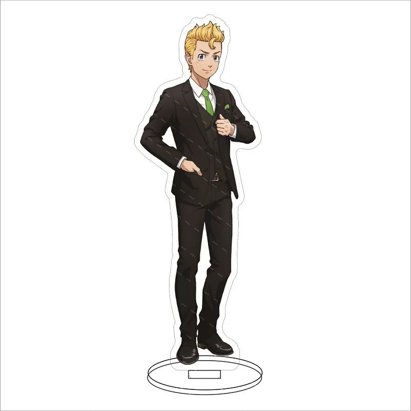 16CM Anime Figure ‌Tokyo Revengers Hanagaki Takemichi Matsuno Chifuyu Mikey‌ Basho Keisuke Cos Acrylic Stand Ornaments Gifts