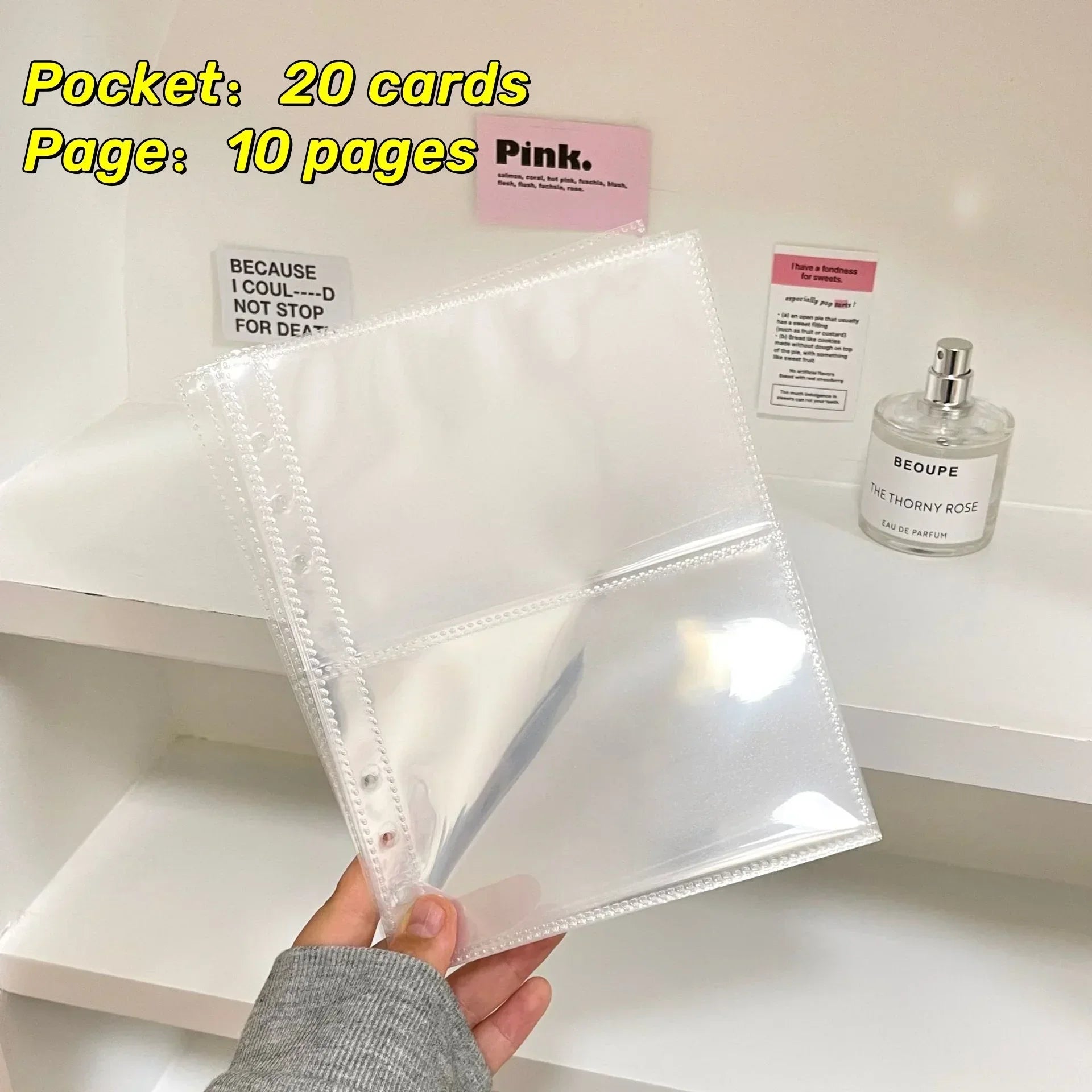10pcs Photo Album Inner Pages A5 Kpop Binder Photocard Holder Photocard Binder Inlay Idol Card Collect Book Inner Page 포토카드 바인더