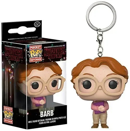 Hot Funko Pop WILL BYERS MIKE WHEELER ELEVEN Demogorgon DUSTIN Barb Keychain Figure Collectible Model Dolls Christmas Gift Toys