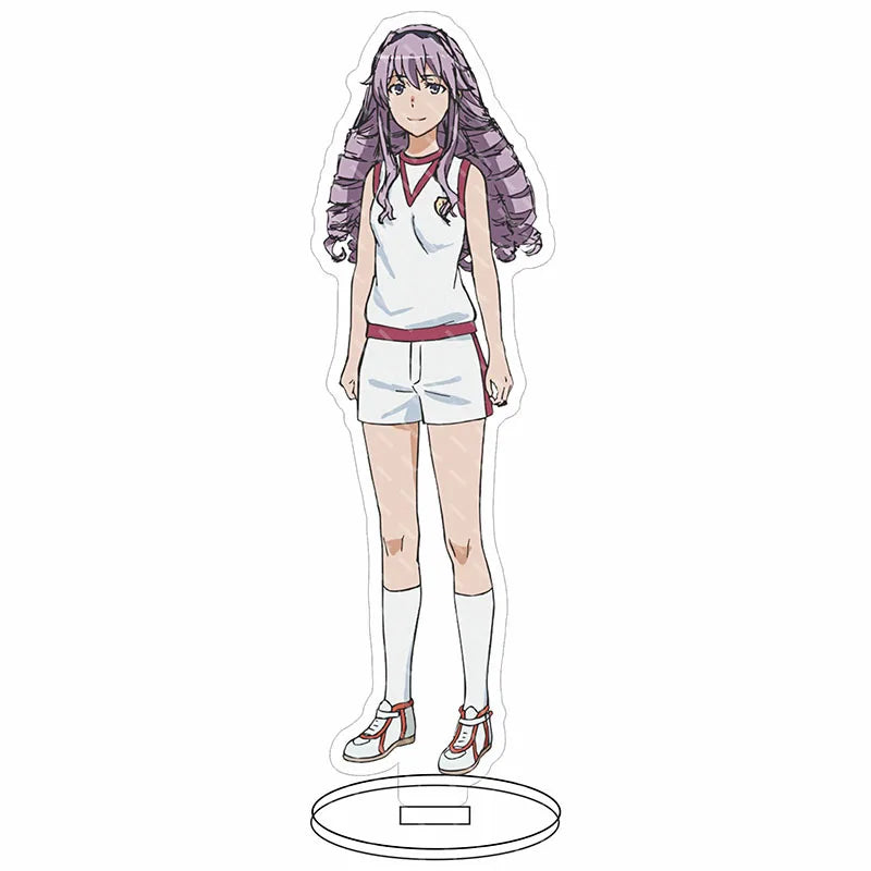 16CM Anime Figure A Certain Scientific Railgun‌ Misaka Mikoto Shirai Kuroko Uiharu Kazari Cos Acrylic Stand Ornaments Gifts