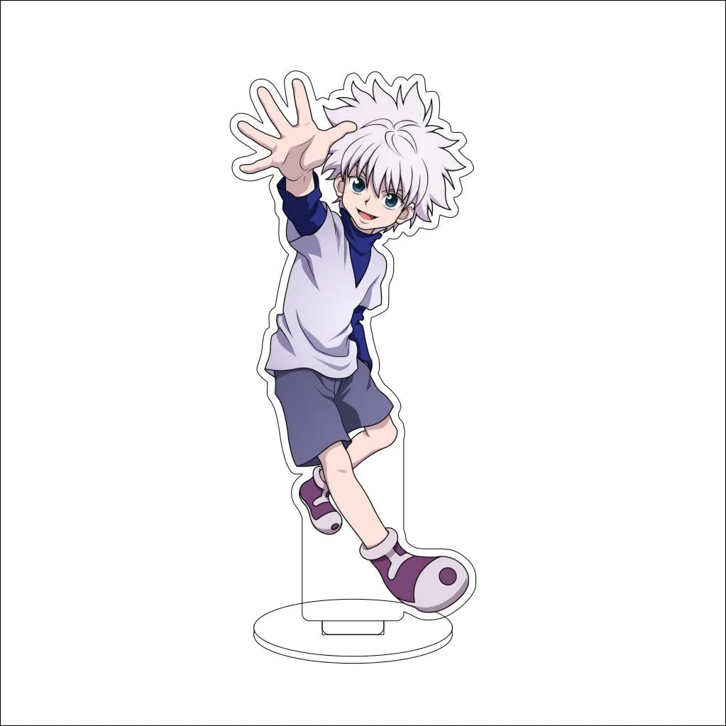 16CM Anime HUNTER x HUNTER Kite Kurapika Gon Freecss Killua Zoldyck Hisoka Cos Acrylic Figure Stand Ornaments Exquisite Gifts