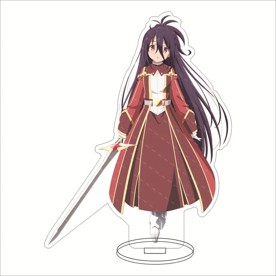 16CM Anime Figure The Misfit of Demon King Academy Misha Necron Sasha Necron Misha Ilioroggo Cos Acrylic Stand Ornaments Gifts