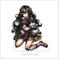 16CM Anime Danganronpa Cosplay Acrylic Figure Stand Plate Toko Fukawa Mondo Owada Maizono Sayaka Kirigiri Kyoko Ornaments Gifts