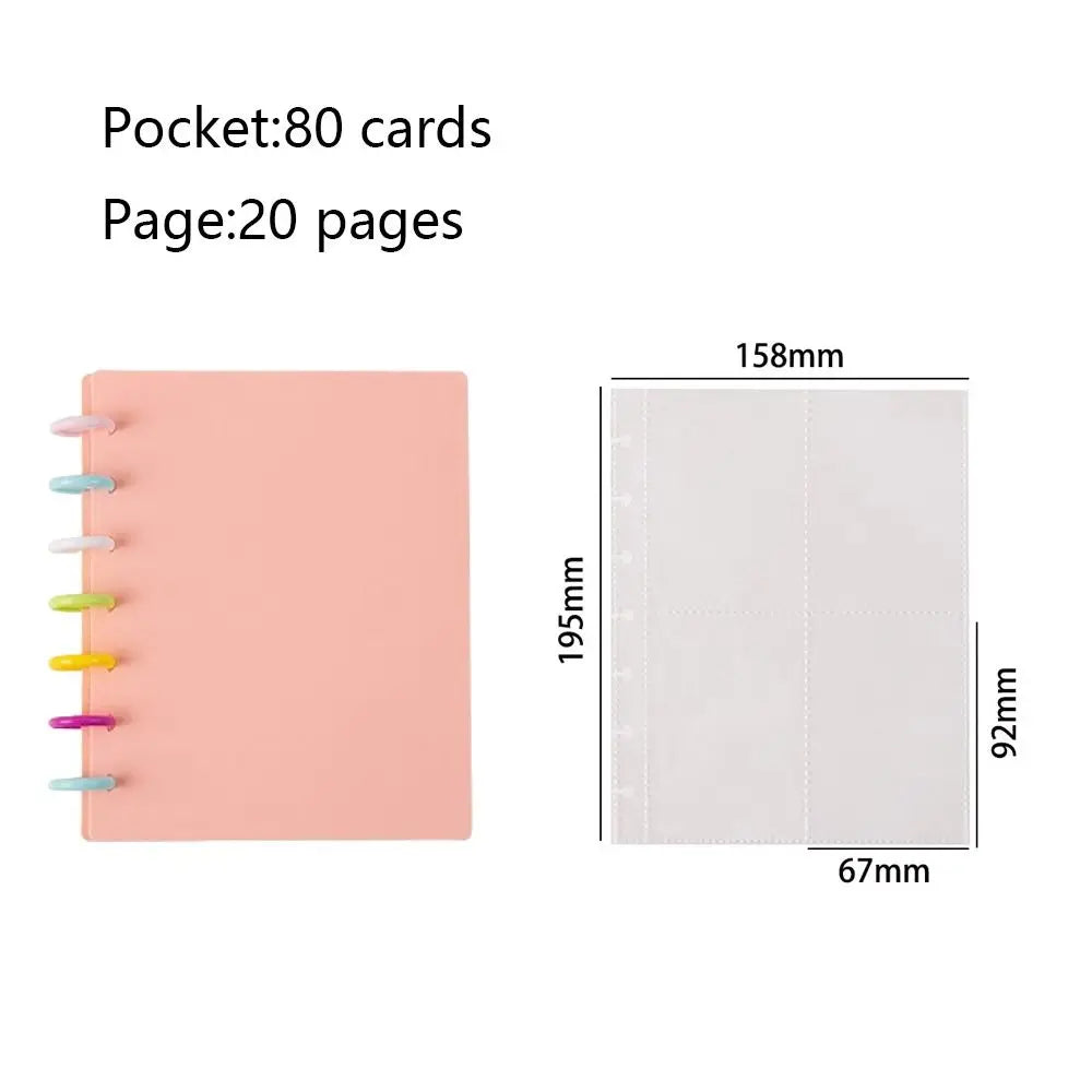 Kpop Photo Album New INS Multi-pockets Loose-leaf Binder 3 Inch Photocard Holder Idol Cards Collect Book Star Chaser