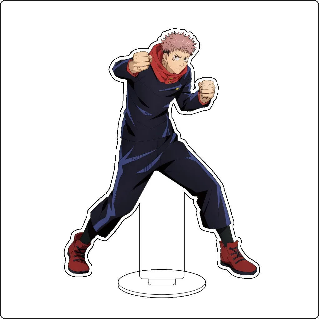 16CM Anime Jujutsu Kaisen Gojo Satoru Itadori Yuji Fushiguro Megumi Zen'in Maki Cos Acrylic Figure Stand Ornaments Chrismas Gift