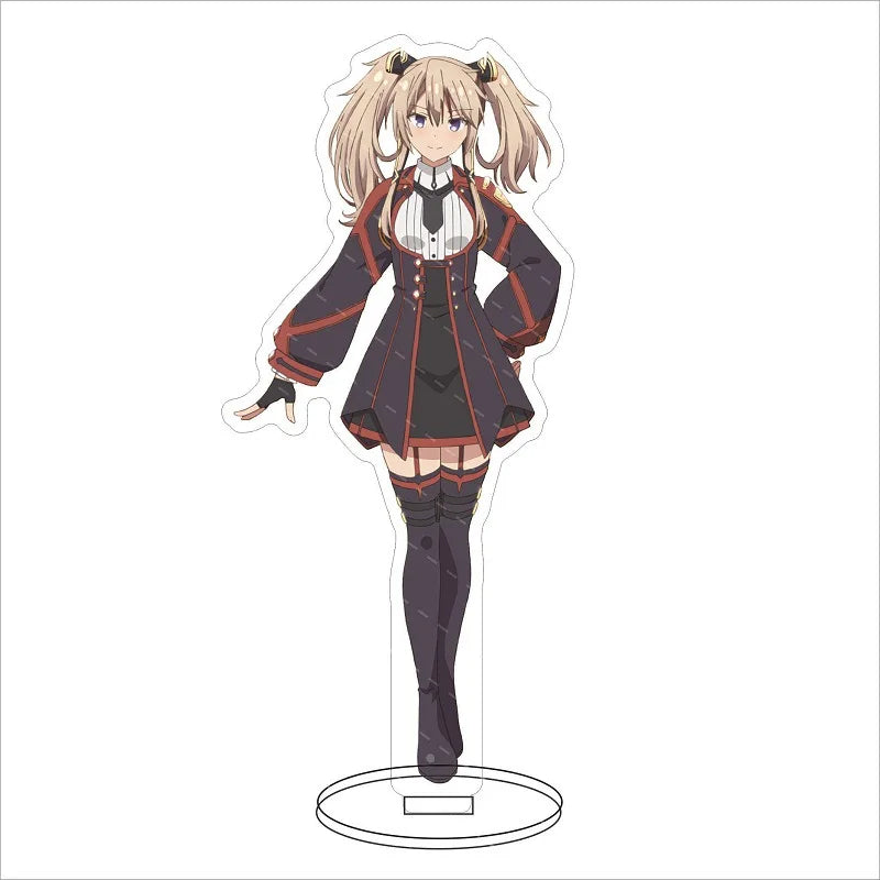 16CM Anime Figure The Misfit of Demon King Academy Misha Necron Sasha Necron Misha Ilioroggo Cos Acrylic Stand Ornaments Gifts