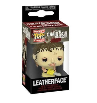 New Arrival FUNKO POP Pocket Chainsaw Massacre Leatherface Keychain Action Figure Collection Toys for Decoration Gifts