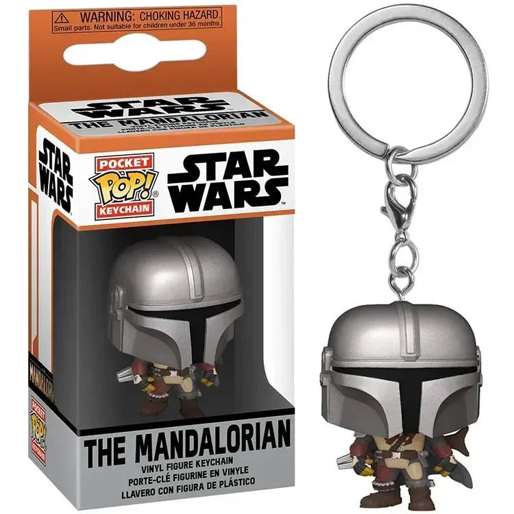 FUNKO POP Star Wars Hera Syndulla AHSOKA BO-KATAN Leiya IG-11 Chubacca R2-D2 Darth Vader Stromtrooper Pocket Pop Keychain Toys
