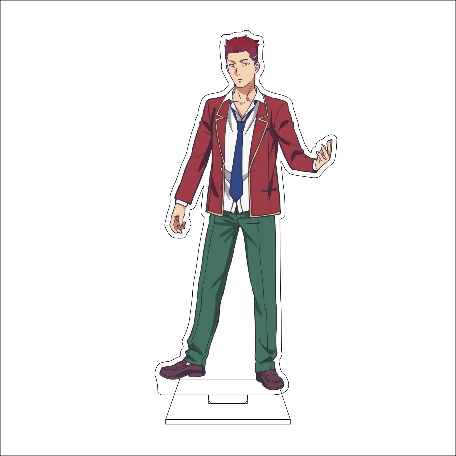 16CM Anime Classroom of the Elite Cosplay Acrylic Figure Stand Plate Ibuki Mio Karuizawa Kei Horikita Suzune Ornaments Gifts