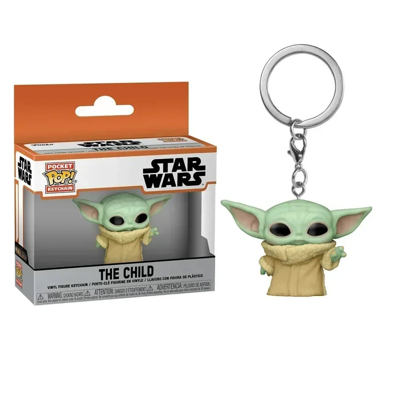 FUNKO POP Star Wars Hera Syndulla AHSOKA BO-KATAN Leiya IG-11 Chubacca R2-D2 Darth Vader Stromtrooper Pocket Pop Keychain Toys