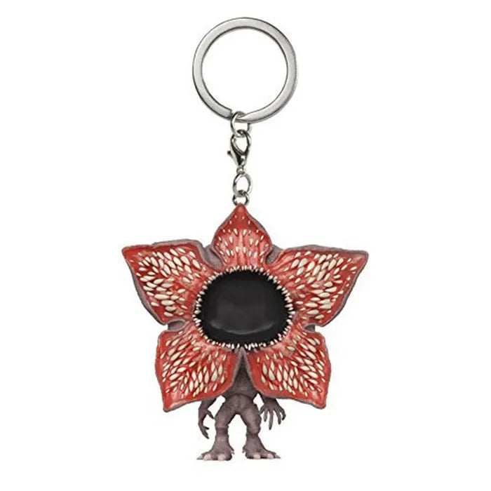 Funko POP NEW  ELEVEN Demogorgon DUSTIN Barb Steve Robin Keychain Toy Vinyl Figure Pocket Keychain Model Kid Toys