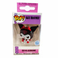 Funko Pop My Melody Kuromi with Baku Keychain Toy Hello Kitty Pochacco Devil Kuromi Pocket Pop Keychain Collectible Model Toys