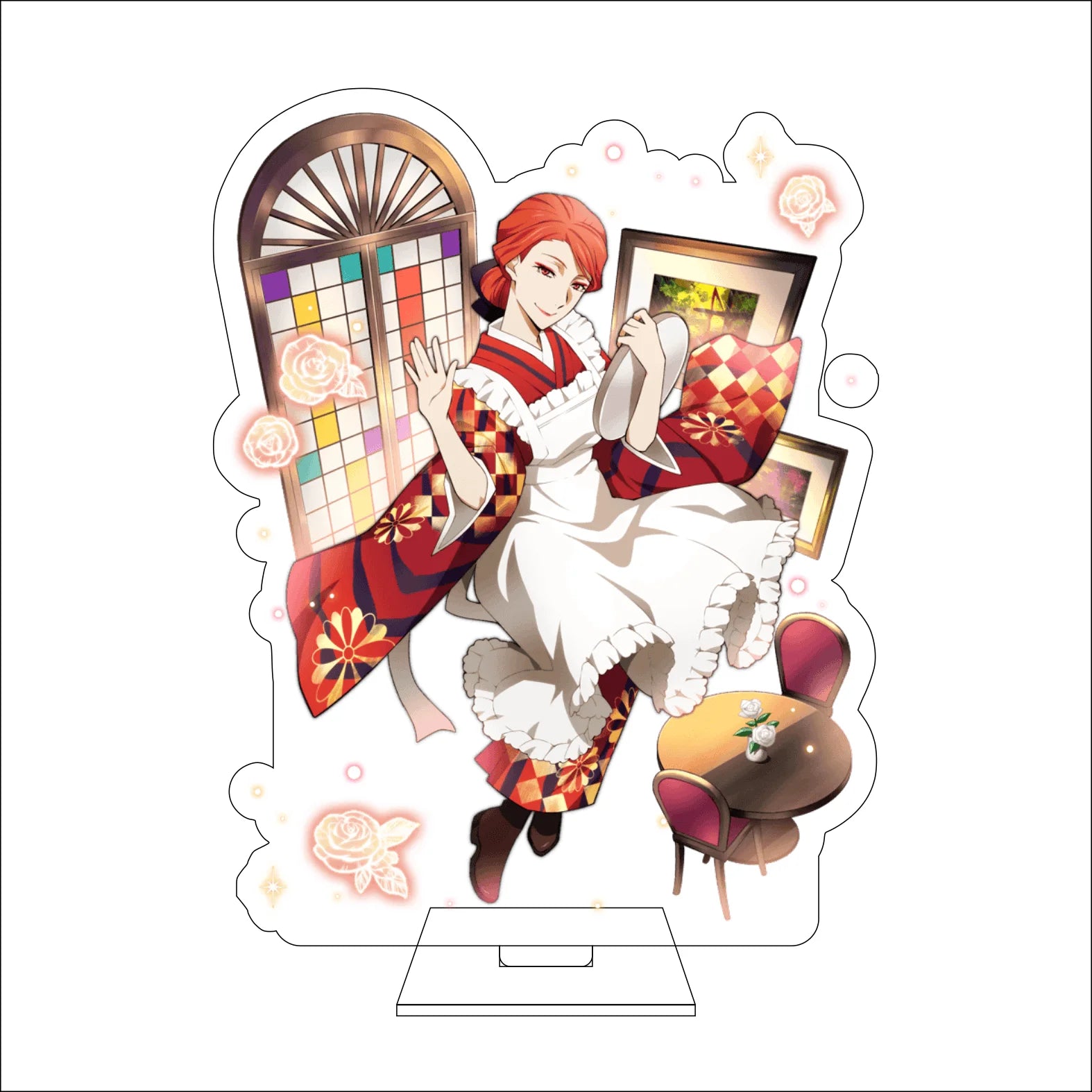16CM Anime Bungo Stray Dogs Cosplay Acrylic Figure Stand Plate Ryunosuke Akutagawa Nakahara Chuuya Ornaments Gifts