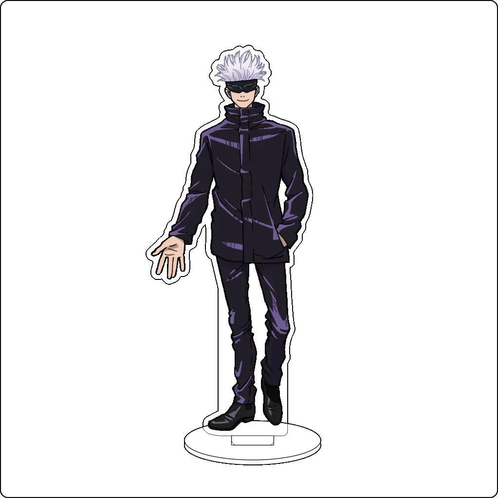 16CM Anime Jujutsu Kaisen Gojo Satoru Itadori Yuji Fushiguro Megumi Zen'in Maki Cos Acrylic Figure Stand Ornaments Chrismas Gift