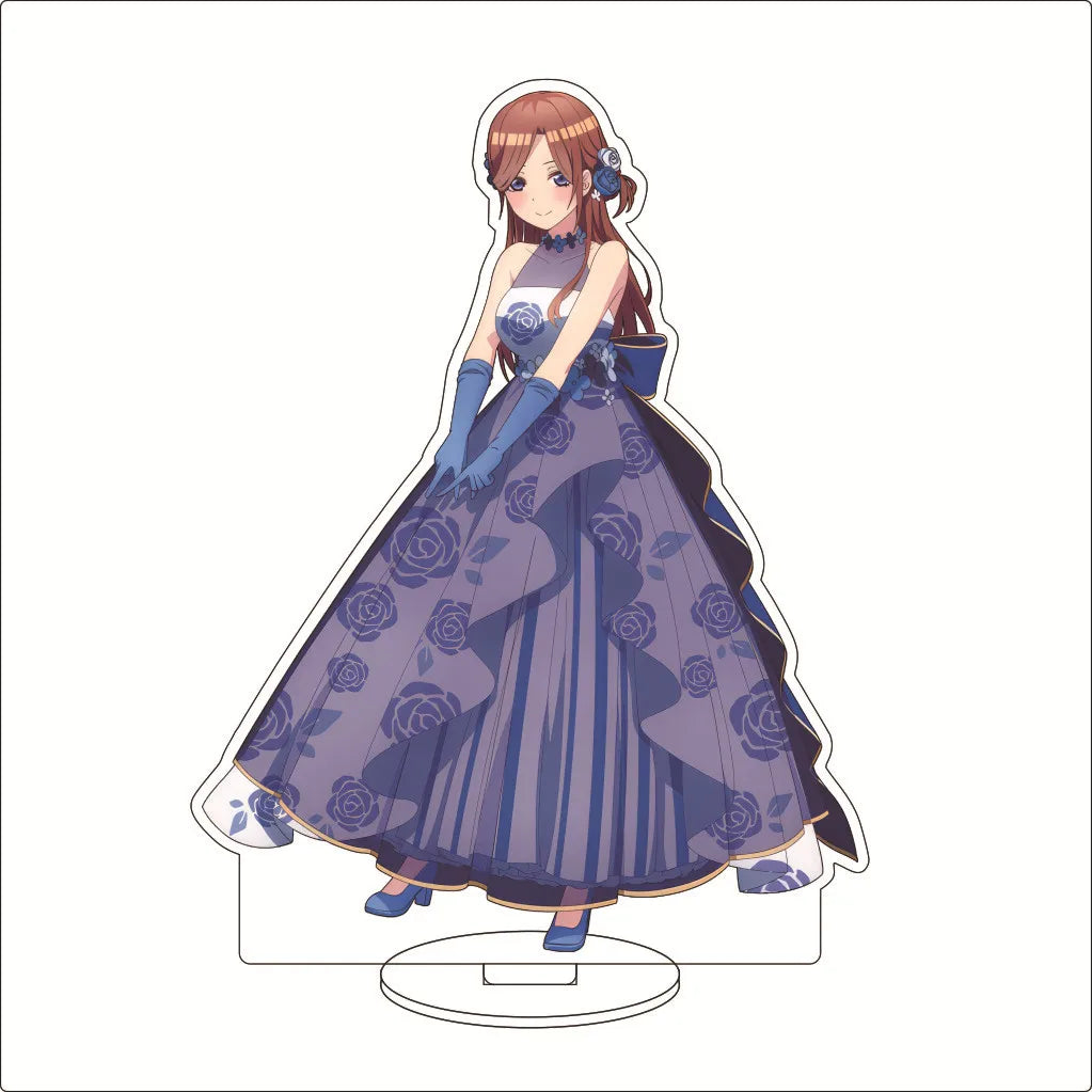 16CM Anime The Quintessential Quintuplets Nakano Nino Nakano Yotsuba Nakano Miku Nakano Ichika Cos Acrylic Figure Stand Ornament