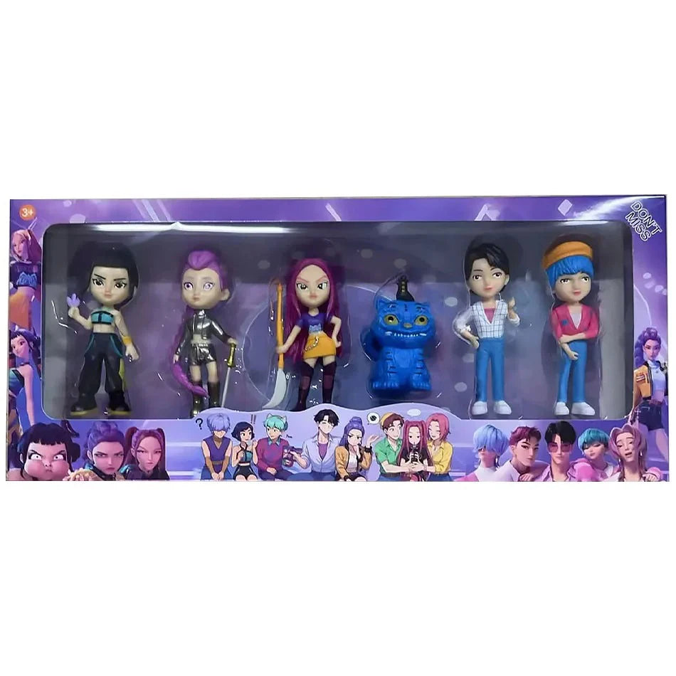 2027 Anime Kpop Devil Hunter Blind Box Disassembly Fun Blind Bag Small statue Peripheral model Desktop Blind box decoration gift