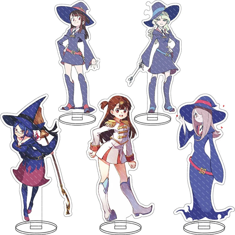 16CM Anime Figure Little Witch Academia‌ Kagari Lotte Jansson Sucy Manbavaran Diana Cavendish Cos Acrylic Stand Ornaments Gifts