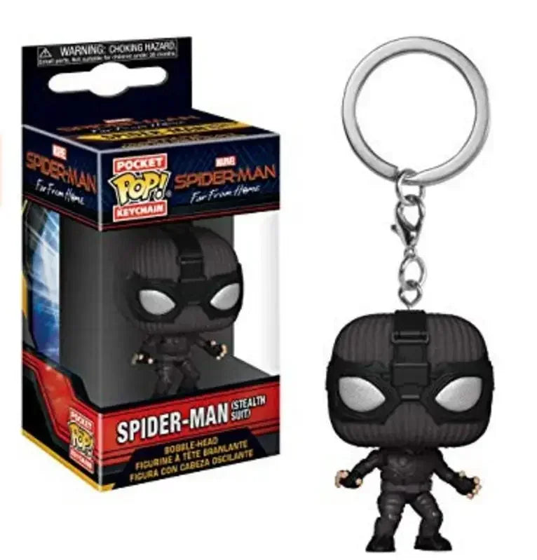 NEW FUNKO POP Spider-Man Spider-GWEN GREEN GOBLIN ZOMBIE HUNTER SPIDEY Peter Parker Mysterio Keychain Vinyl Figure Toys