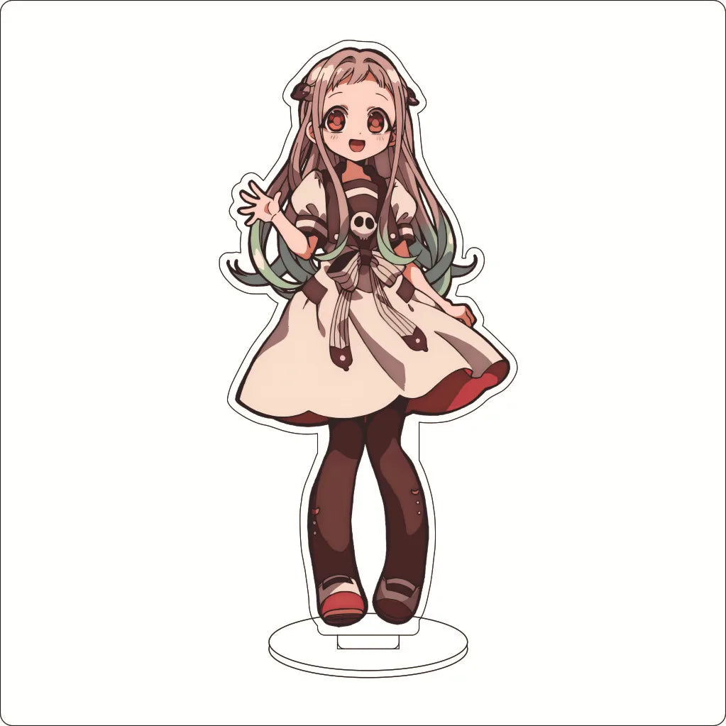 16CM Anime Toilet bound Hanako kun‌ Minamoto Kou Akane Aoi Nanamine Sakura Cos Acrylic Figure Stand Ornaments Chirstmas Gifts