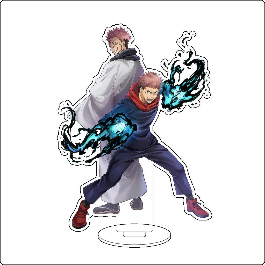16CM Anime Jujutsu Kaisen Gojo Satoru Itadori Yuji Fushiguro Megumi Zen'in Maki Cos Acrylic Figure Stand Ornaments Chrismas Gift