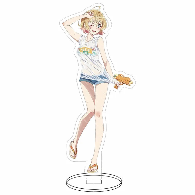 16CM Anime Figure Rent A Girlfriend‌ Ichinose Chizuru Sarashina Ruka Sakurasawa Sumi Nanami Mami Cos Acrylic Stand Ornament Gift